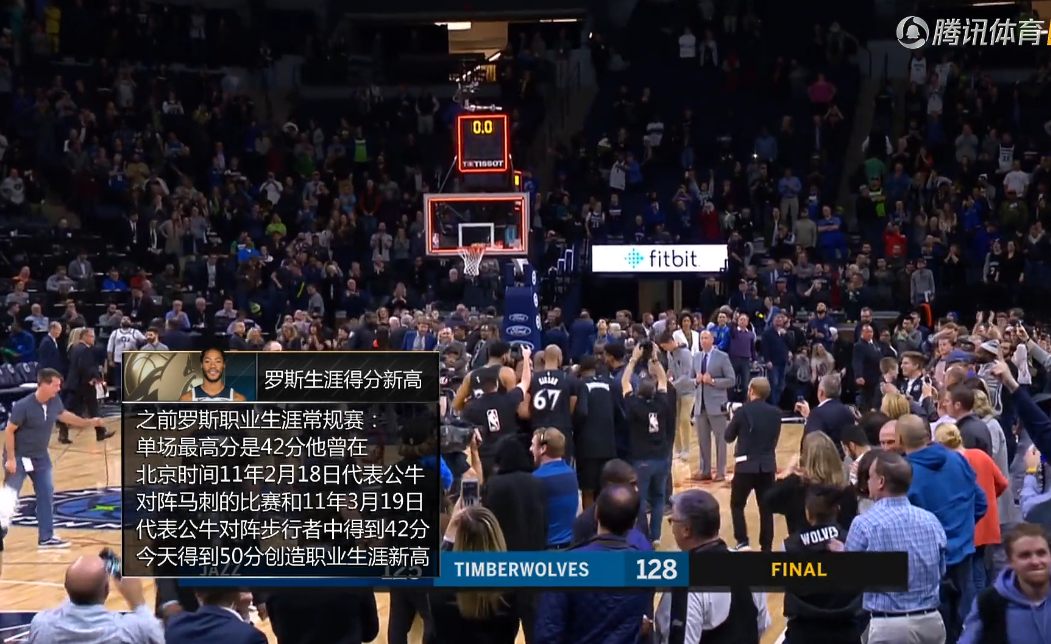 罗斯砍下分助森林狼取胜，活塞遭遇失利